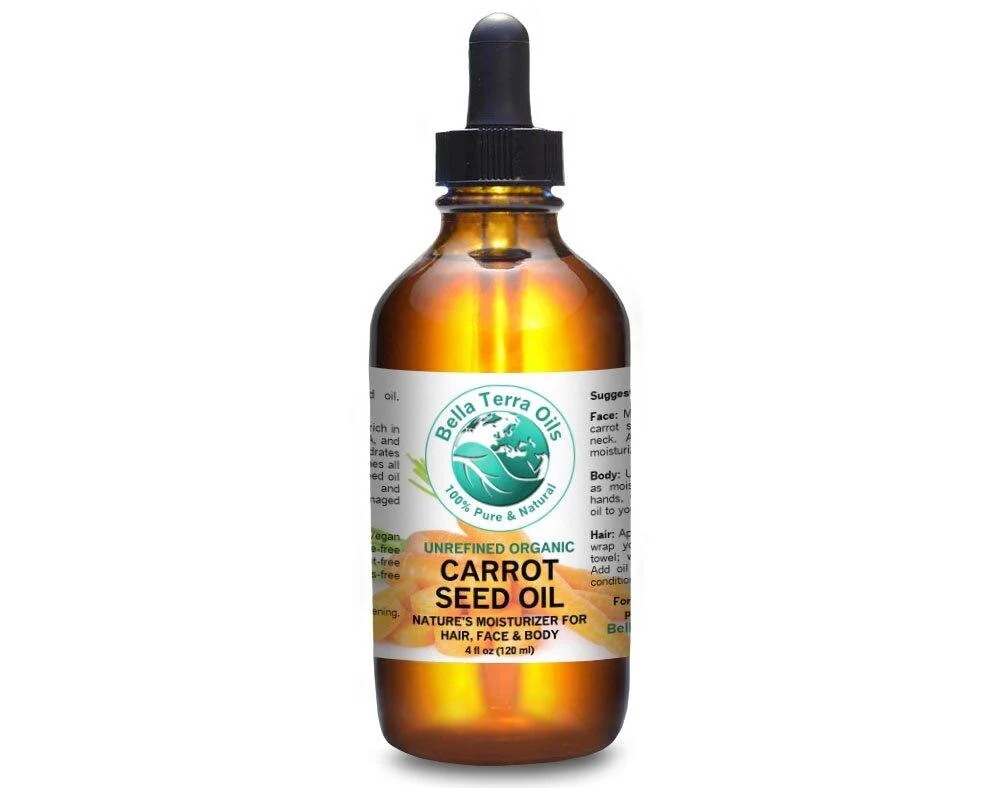 Carrot Seed Carrier Oil 4 oz 100% Pure Cold-presse