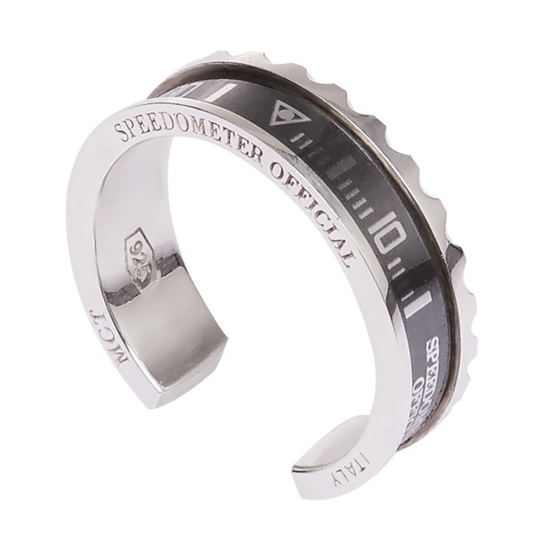 [speedometer Official] (正品)(高品質)シルバーグレーリング/リング 指輪/92.5 Silver Brand Ring /独占輸入/ おしゃれ/ペアリング/링그레이