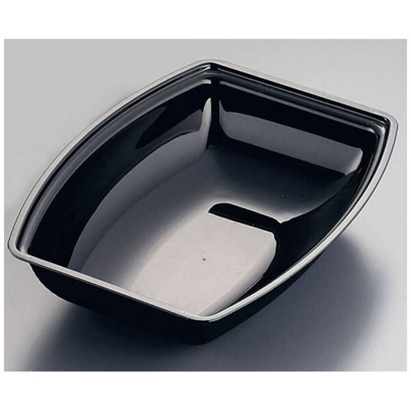 キャンブロ社　キャンブロ 長角型リブタイプサラダボール RSB1419CW(ブラック) 　LSL09199A