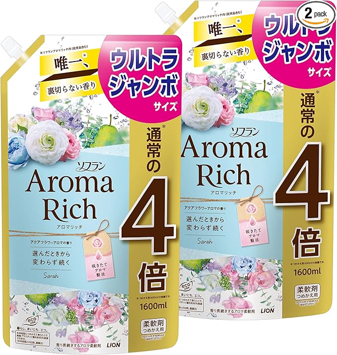 【まとめ買い 大容量】ソフラン アロマリッチ サラ(アクアフラワーアロ