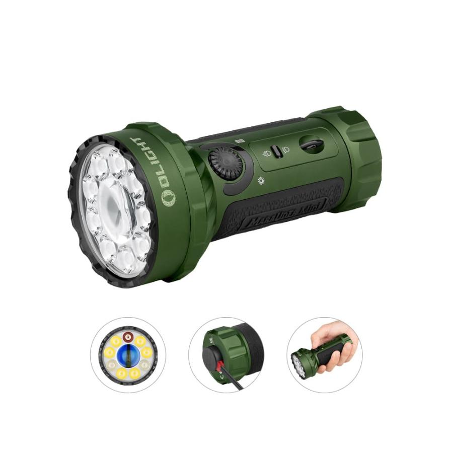 OLIGHT オーライト Marauder Mini グリーン 超高輝度 LED 懐中電灯 ハンディライト スポットライト おすすめ メーカー 正規代理店