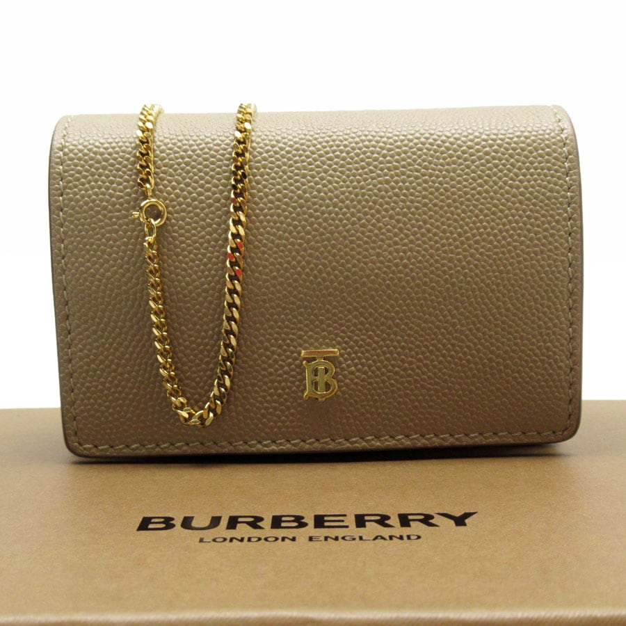 バーバリー BURBERRY コインケース カードケース レザー ベージュ ユニセックス t19316a