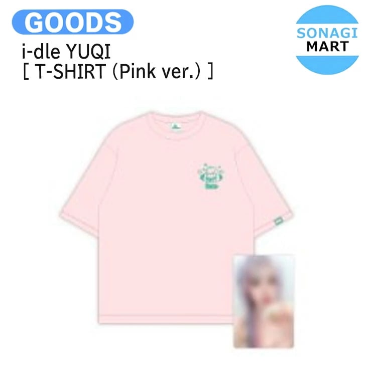 国内発送 i-dle YUQI [ T-SHIRT (Pink ver.) Lsize ] 1st SINGLE Motivation POP UP STORE OFFICIAL MD / 公式グッズ 4,732円