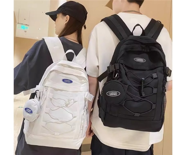 バッグ カバン レディース メンズ 男女兼用 ユニセックス リュック バッグパック 大容量 便利 折り畳み可能 ポケット ファスナー 柔らかい ソフト ナイロン シンプル カジュアル お洒落