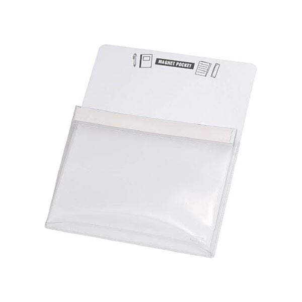 （まとめ） TRUSCO マグネットポケットA4用白 MGP-A4-W 1枚 [x10セット]