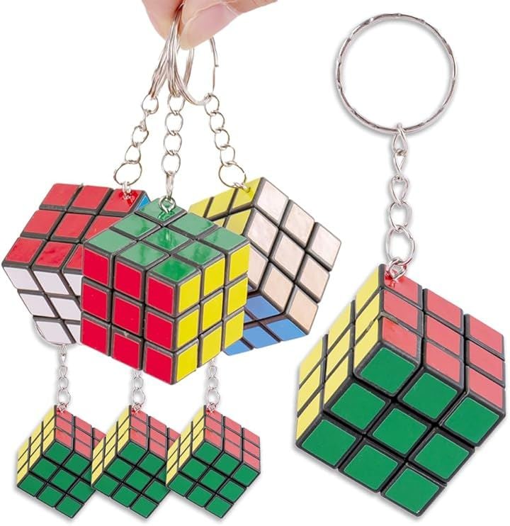ミニキューブ 立体パズル キーホルダー 景品 縁日 参加賞 プレゼント パーティー イベント (3cm/100個セット)