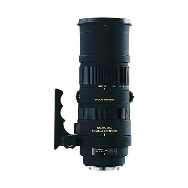 【中古】SIGMA 超望遠ズームレンズ APO 150-500mm F5-6.3 DG OS HSM キヤノン用 フルサイズ対応 737542