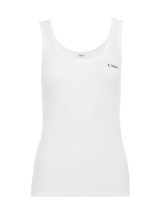 CHLOE Women Tops CH25SJH12180 101 WHITE