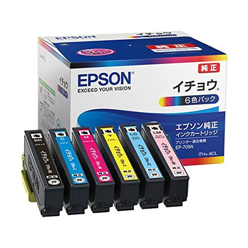 エプソン インクカートリッジ イチョウ6色パック ITH-6CL 1箱(6個:各色1個) 5,738円