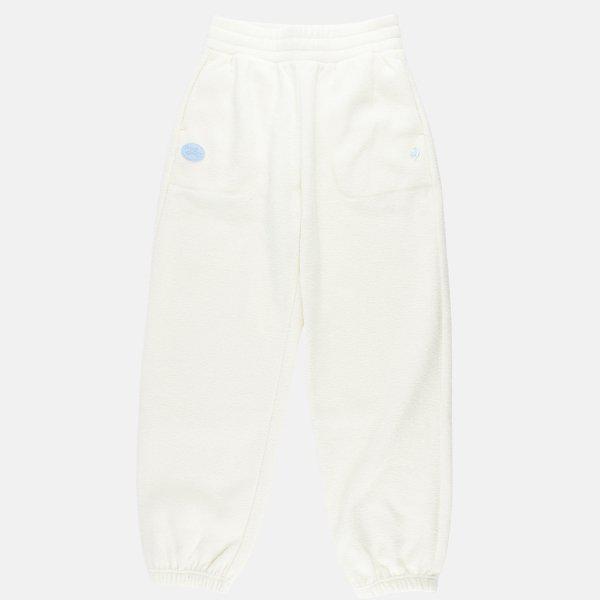 女性フラッピーニットルーズジョガーパンツ QP422OFPO7 CRM