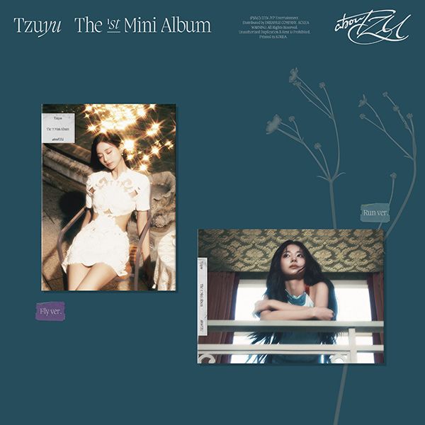 当店特典 [2種セット] TZUYU ミニ 1 集アルバム abouTZU 韓国チャート反映 TWICE ツウィ(TWICE 公式トレカ贈呈)