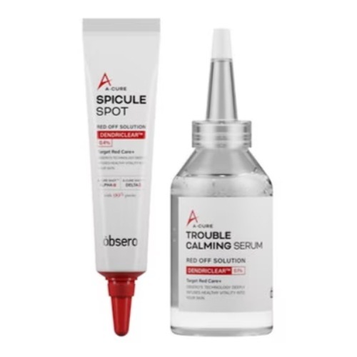 [韓國正品店][2種セット]エーキュアスピキュールライン(スポット15ml / トラブルカーミングセラム50ml)/韓国コスメ/ニキビケア