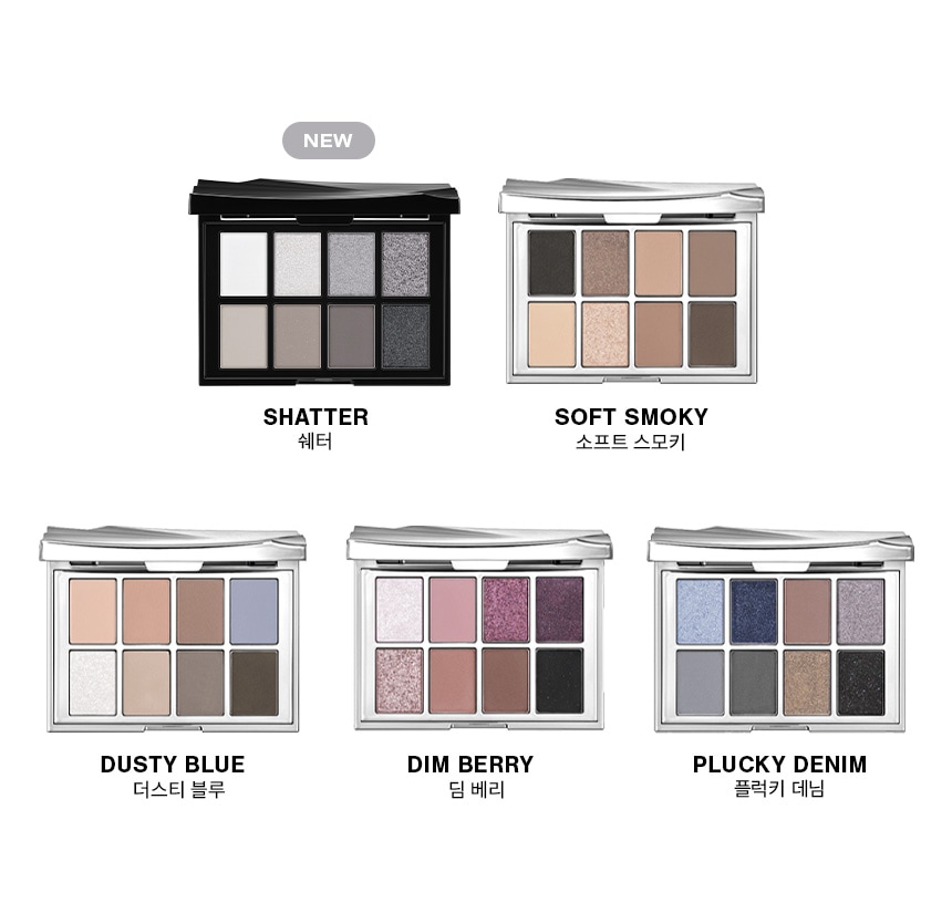 [8月新色] PIGMENT EYESHADOW PALETTE (5種)