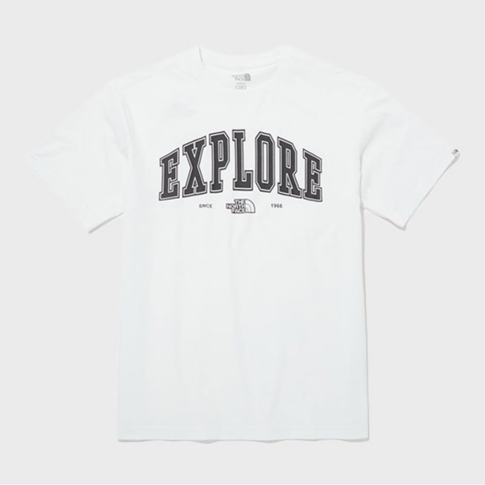 ザノースフェイス [ノースフェイス] エクスプローラーショートスリーブラウンドTシャツ NT7UQ50J_WHT