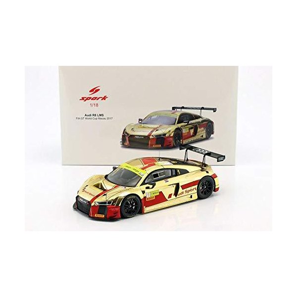 SPARK 18SA014 Collectible Miniature Car - Gold/Red 並行輸入品