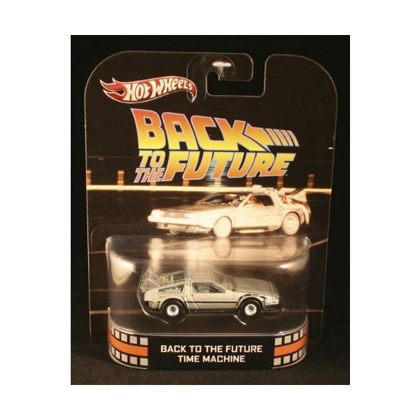 Hot Wheels Retro Back to the Future 1:55 Die Cast Car DeLorean Time Machine 並行輸入品