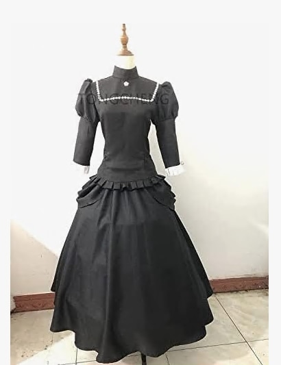家永カノ 黒いドレス コスプレ衣装