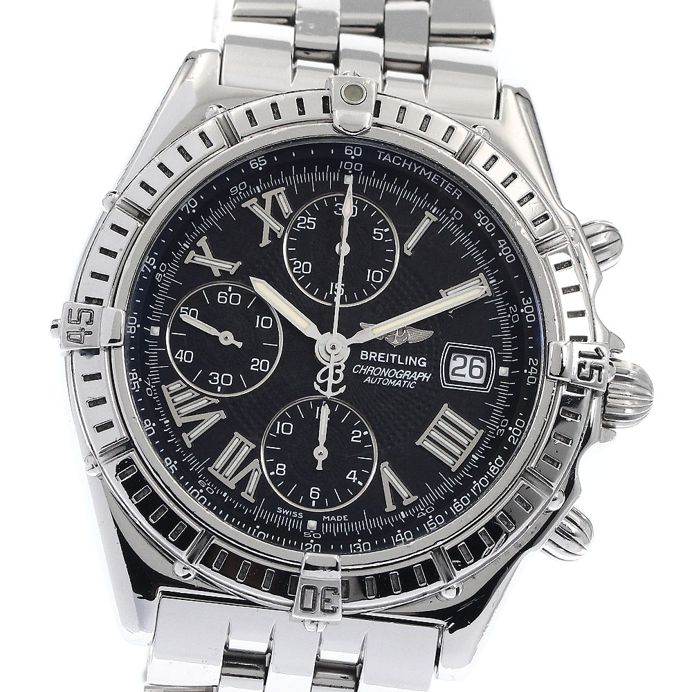 ブライトリング BREITLING A13055 クロスウインド クロノグラフ 自動巻き メンズ _899995【中古】
