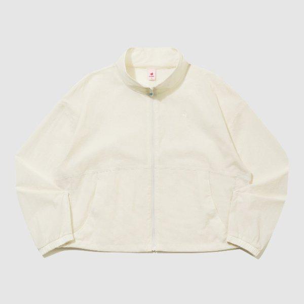 ジャケット VQA QR222OJK61-CRM 女性 エアリーテンション ルーズフィット ハイネック 軽量 ジャケット / CREAM