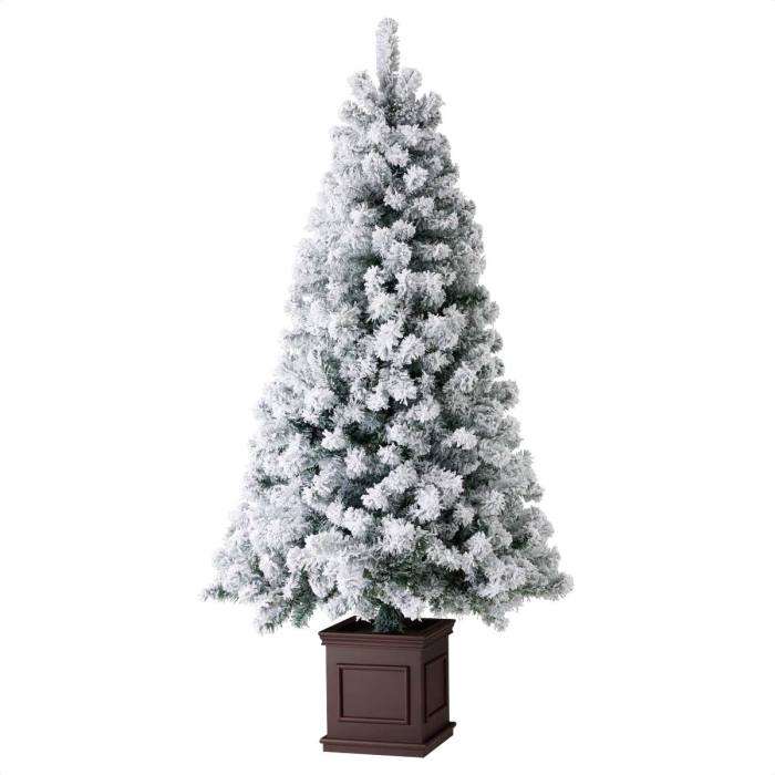 エントリーでポイント5倍！11月4日20:0011月11日1:59スクエアベースクリスマスツリー スノー 高さ180cm 1台 クリスマスツリー おしゃれ スリム ヌードツリー オーナメント無し 北欧