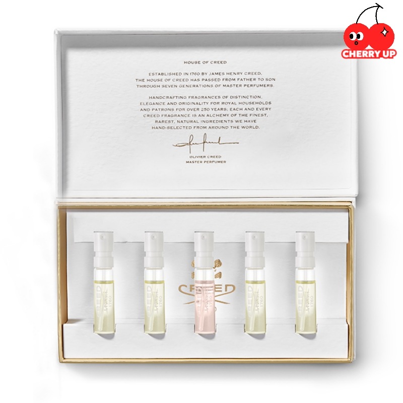 [ポーチ贈呈]クリード ウィメンズ ディスカバリー セット(1.7ml x 5)ミニ香水・高級フレグランス・お試しサイズ・女性用・持ち運び便利・ギフト・人気ブランド・エレガントな香り・ラグジュアリー