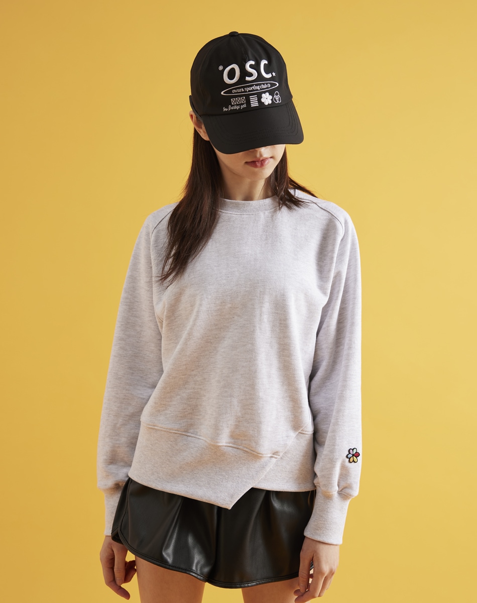 언밸런스 스웻셔츠_헤더그레이