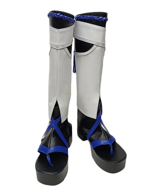 コスプレ靴 原神 げんしん スカラマシュ 放浪者 Genshin 下駄 シューズ 長靴 コスプレ クリスマス ハロウィン