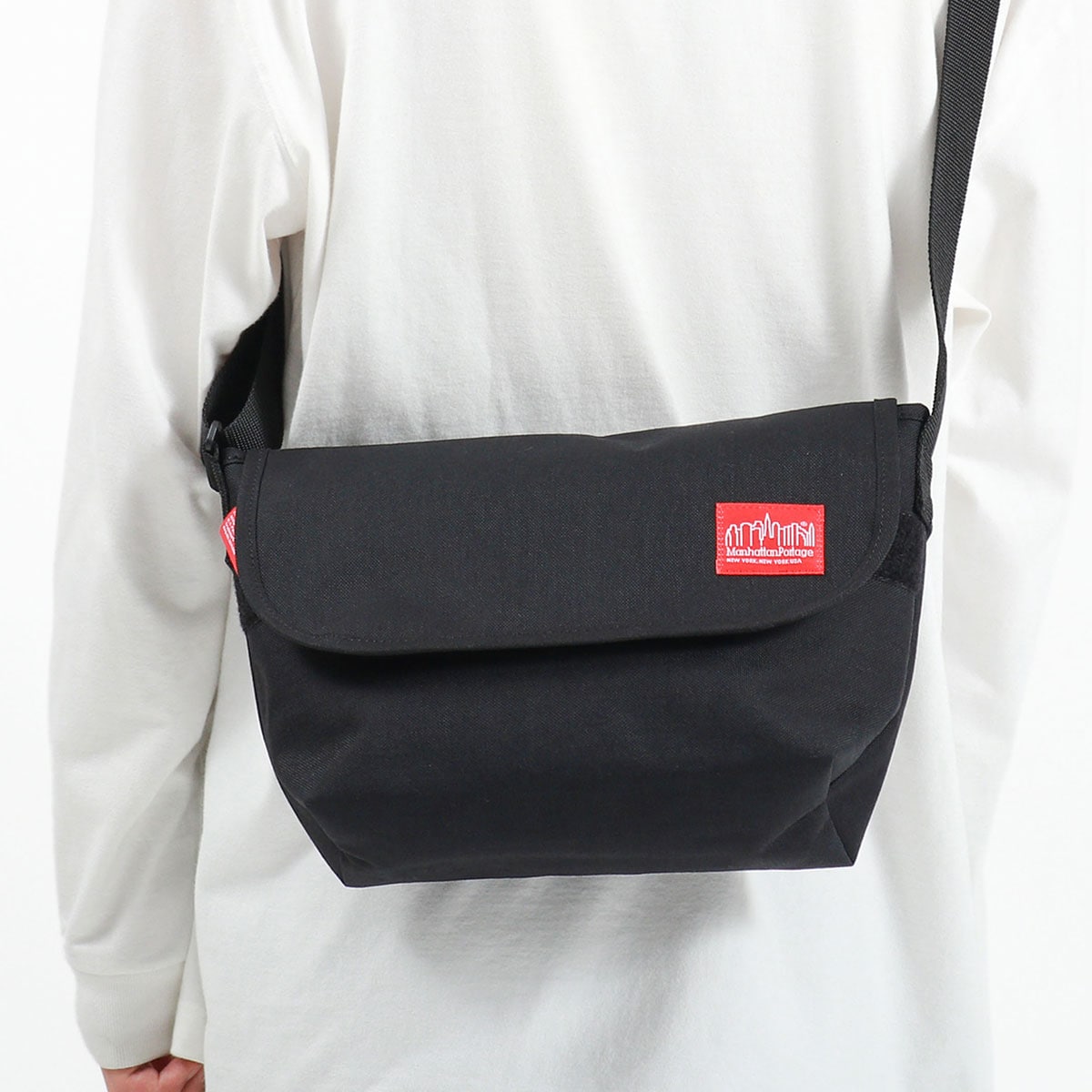 日本正規品 ショルダー Manhattan Portage Casual Messenger Bag 斜めがけ MP1605JRS 0801kai