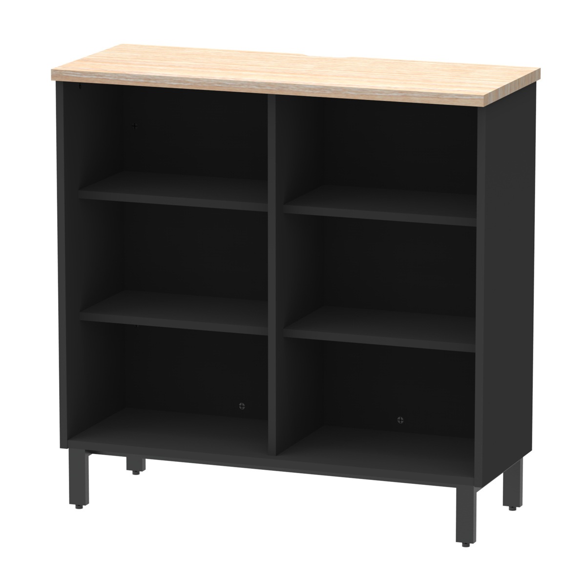 カウンター 木製 オープン収納タイプ オフィス家具 幅100cm 収納 棚 本棚 オープン収納 オフィス ラック ハイカウンター 書庫 書類収納 受付 おしゃれ 法人限定 31,772円