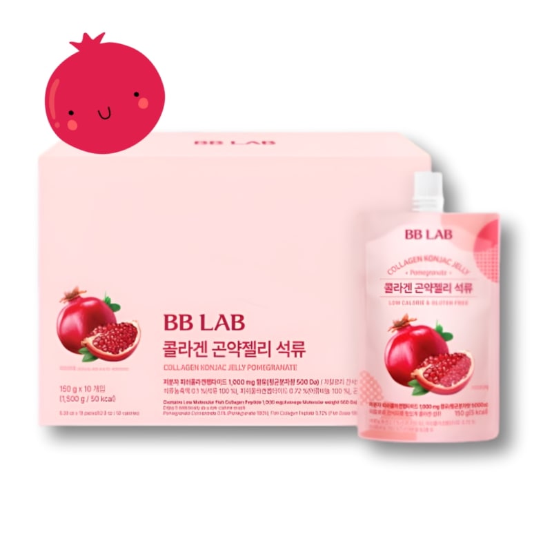 【ダイエットおやつおすすめ】コラーゲンこんにゃくゼリー ザクロ 1箱（150g×10個入）