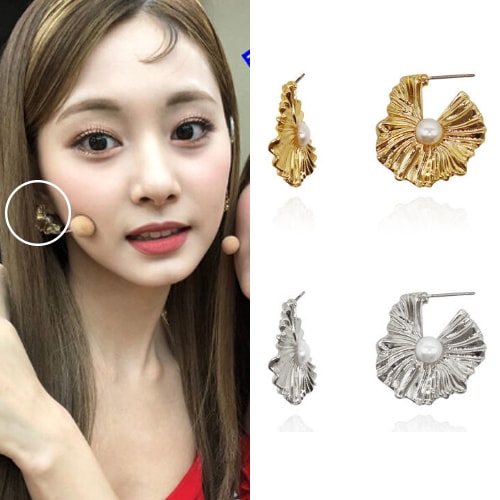TWICEツウィ着用] PEARL CORAL EARING SAE420004です韓国の人気