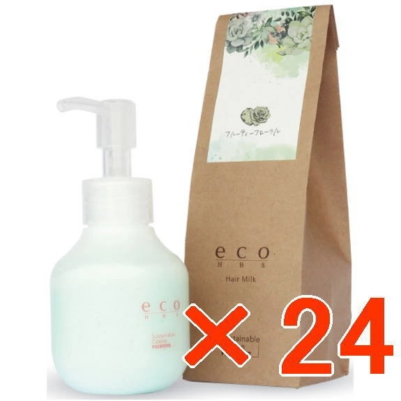 【送料無料】 パイモア エコエイチビーエス ヘアミルク 80g フルーティーフローラル 【24個セット】／ 美容室専売品　ヘアミルク