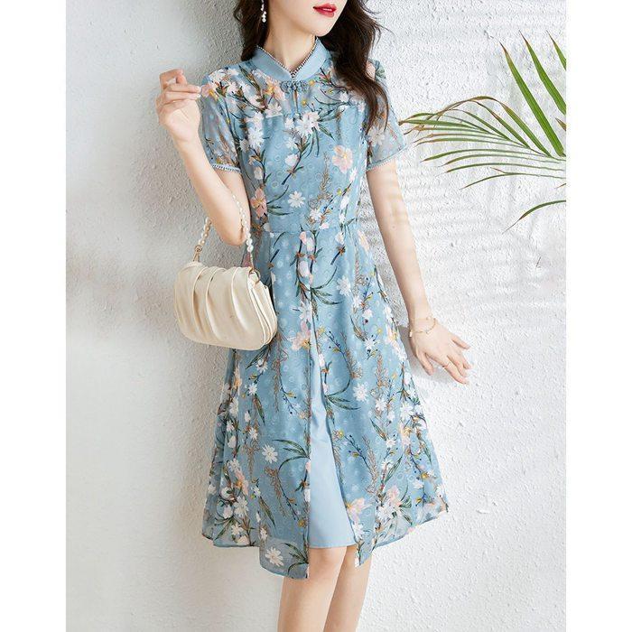 ワンピース 大人 ワンピ 夏ワンピース 通勤 OL 上品 レディース カジュアル　花柄 ワンピース 痩せ レディース 結婚式 服装 女性 上品 七五三