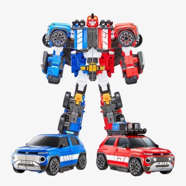 韓国トイロボット玩具ミニ特攻隊ミニフォースジャスティスタイタン