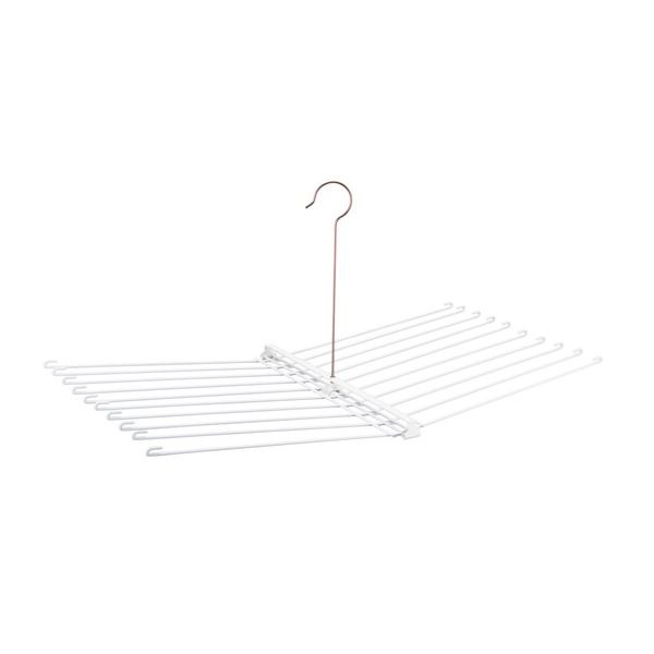 （まとめ）タオル干しハンガー 20枚用 （タオルハンガー 折りたたみ 物干し） W-271 12個セット