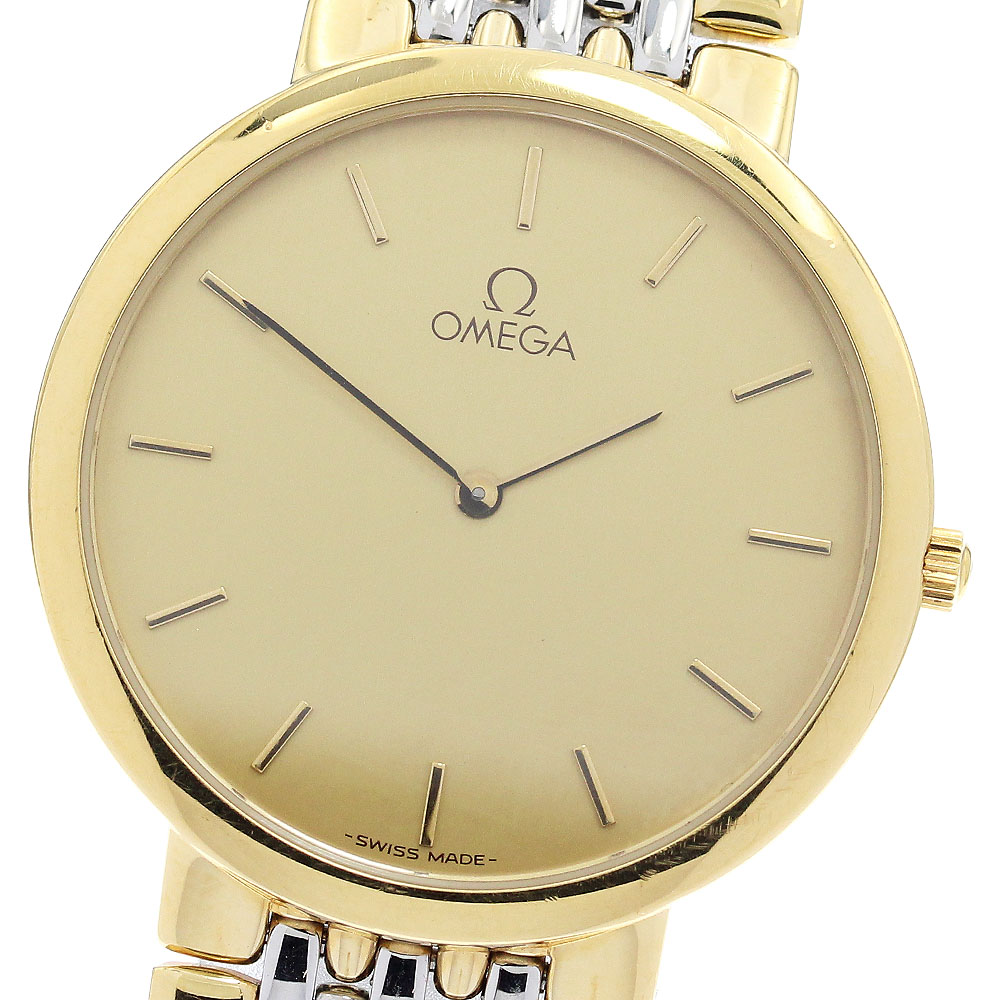 オメガ OMEGA デビル クォーツ メンズ 保証書付き_904835【中古】 36,660円