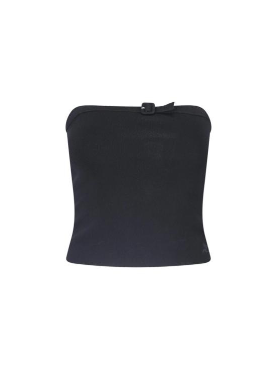 COURREGES Women Tops 226MTO526FI00639999 Black