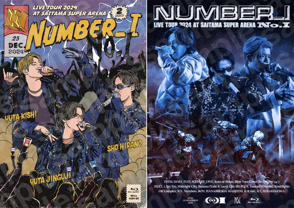 Number_i LIVE TOUR 2024 No.I 初回生産限定盤 & 通常盤 Blu-ray 2枚