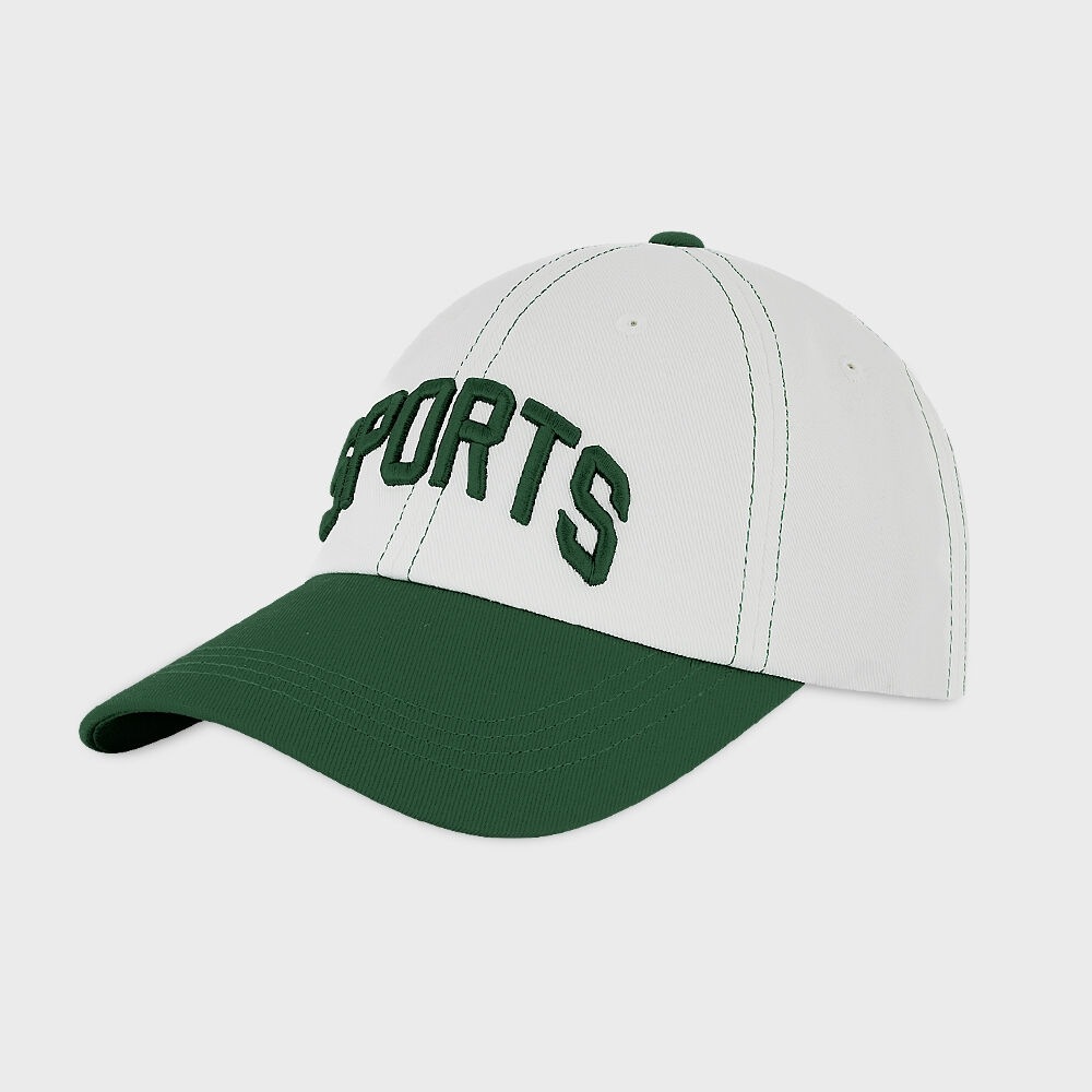 エイチデックス ベーシック ツートン コットン ボールキャップ (グリーン)