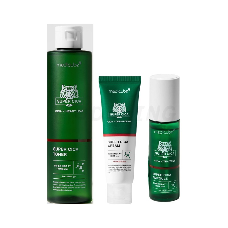 スーパーシカトナー+シカクリーム+シカアンプル鎮静/保湿