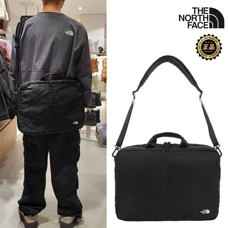 NN2PR52A CITY GLIDE CROSS BAG 25FW 新作 2WAY ショルダー 斜め掛け 軽量 収納 通勤 出張 PC入 A4可 クッション コーデ提案 ニット ジャケット 韓国人気