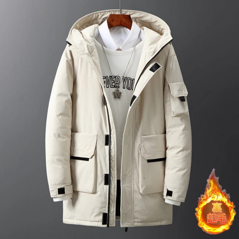 ダウンコート ロングコート ダウンジャケット メンズ 中綿コート 冬服 アウター 秋冬 防風 厚手 防寒着 冬物 暖かい アウター カジュアル おしゃれ 寒さ対策