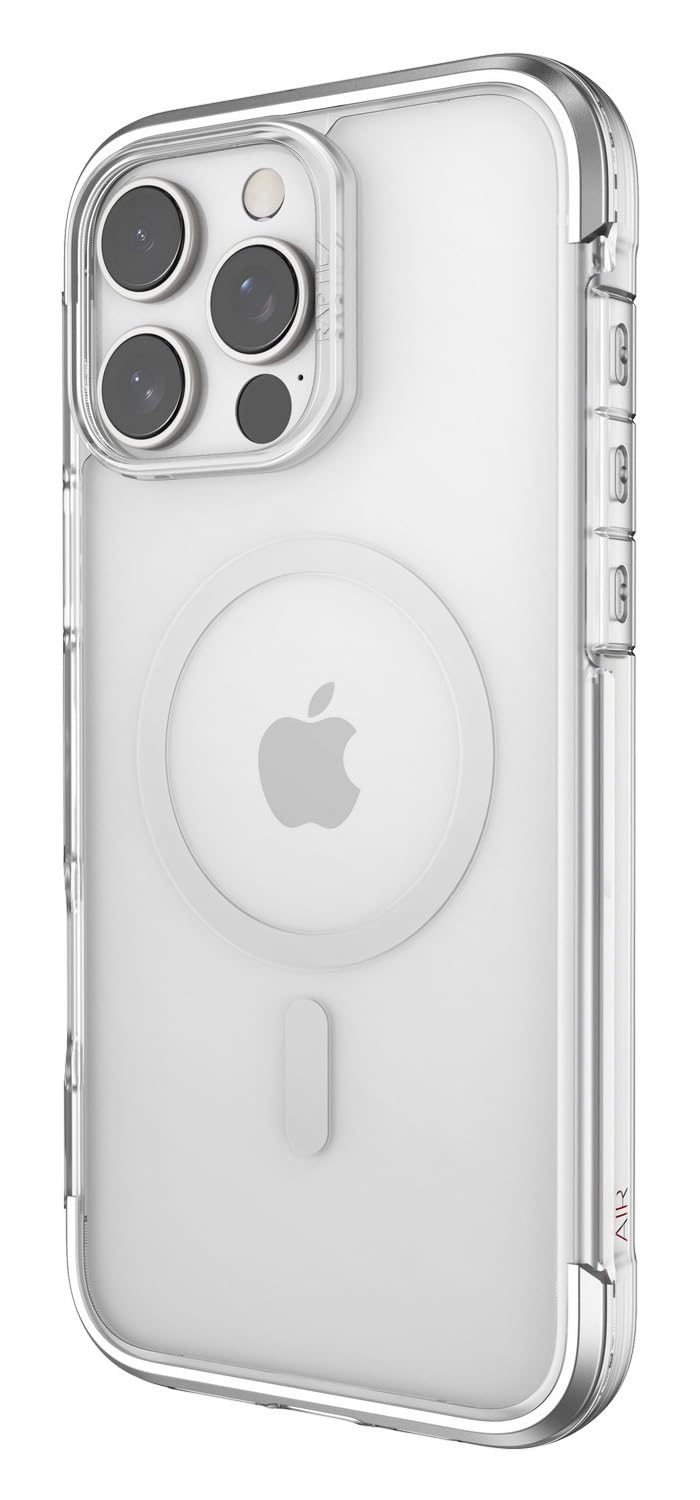 【RAPTIC】 iPhone 16 Pro 対応 ケース MagSafe 対応 耐衝撃 米軍 MIL規格 クリア 耐衝撃ケース アルミ フレーム マグセーフ スマホケース [ iPhone16Pro