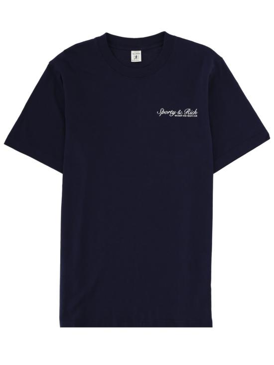 SPORTY & RICH Men Tops TO04366328BL106 DARKNAVY BLUE