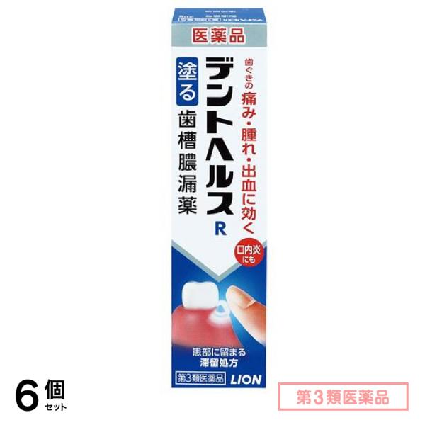 第３類医薬品 デントヘルスR 塗る歯槽膿漏薬 20g 6個セット
