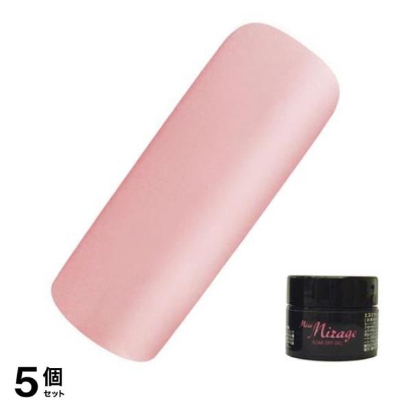 Miss Mirage(ミスミラージュ) ソークオフジェル ミルフィーユ ストロベリーピンク S42S 2.5g 5個セット