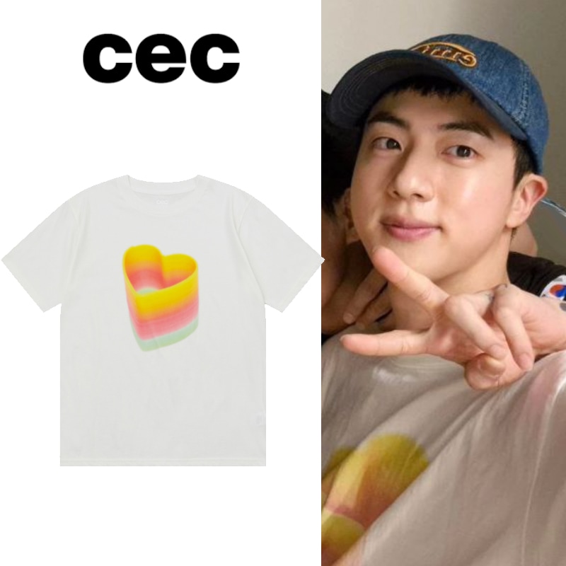 bts jin着用 HEART SPRING T-SHIRT 半袖Tシャツ