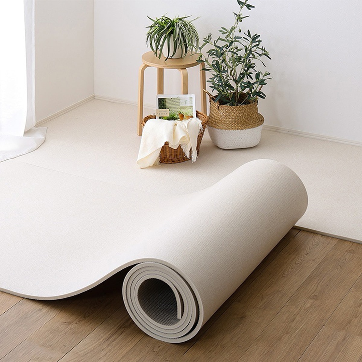 継ぎ目がない PVCロールマット ワイドロング（140×500cm）