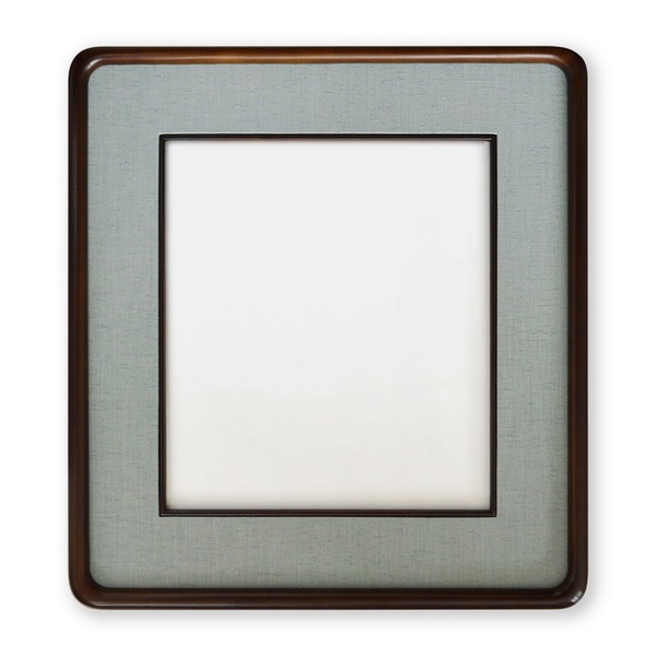 角が丸い 色紙額 隅丸布マット色紙 273×242mm 青磁 日本製 布マット 木製 フレーム 色紙額縁 額 額縁 6,883円