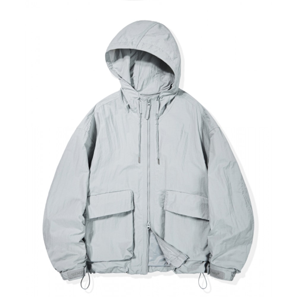 CODEGRAPHY ナイロン リッチポケット フード ジャケット_グレー